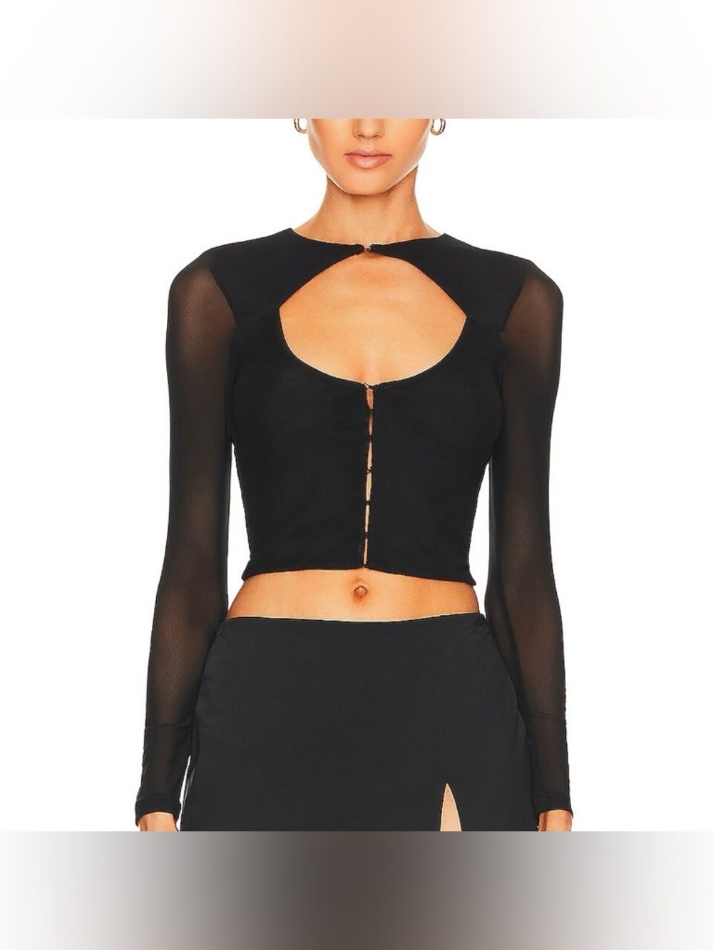 NWT Superdown Katherine Hook and Eye Top Size Small